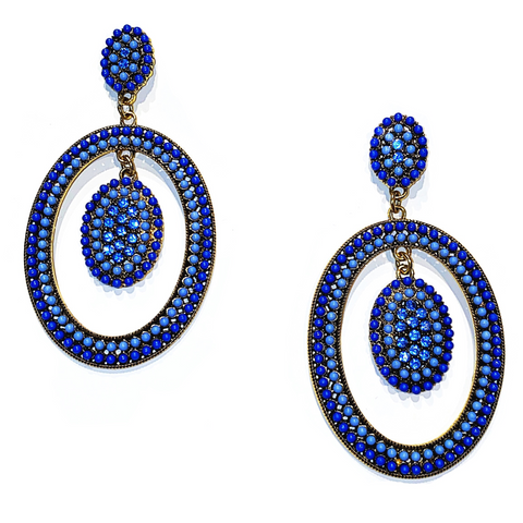 ANNABELLE EARRINGS - ROYAL BLUE