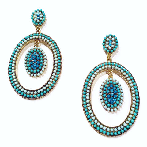 ANNABELLE EARRINGS - BLUE