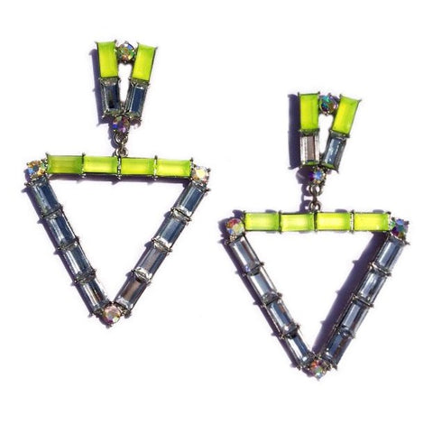 TRINA EARRINGS - NEON YELLOW