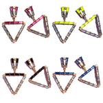 TRINA EARRINGS - NEON YELLOW