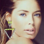 TRINA EARRINGS - NEON YELLOW