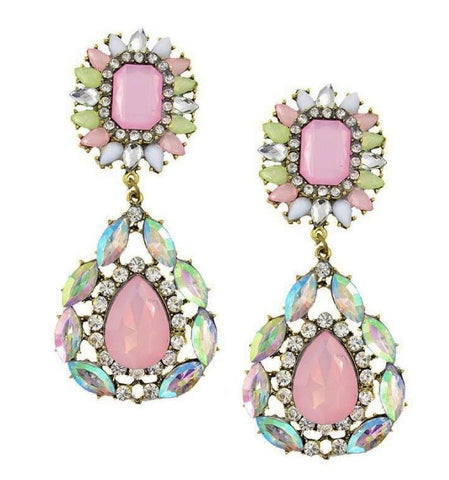 CINDERELLA EARRINGS - PINK