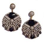 TIANI EARRINGS - GREY