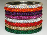 LAS VEGAS BANGLE - APPLE GREEN